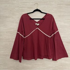 Listicle Bell Sleeve Top